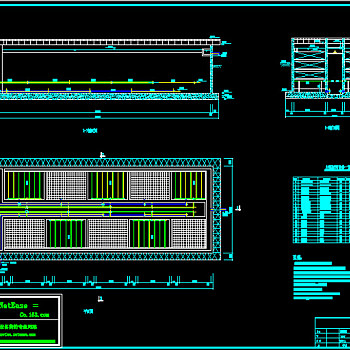 生物接触氧化池CAD图纸