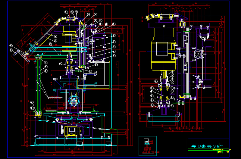 万能研磨机CAD<a href=https://www.yitu.cn/su/7937.html target=_blank class=infotextkey>图纸</a>