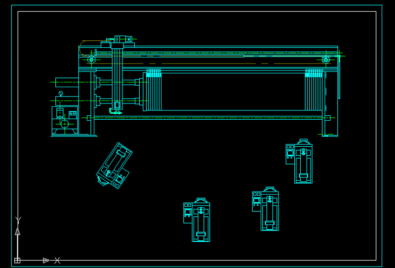 压滤机CAD<a href=https://www.yitu.cn/su/7937.html target=_blank class=infotextkey>图纸</a>