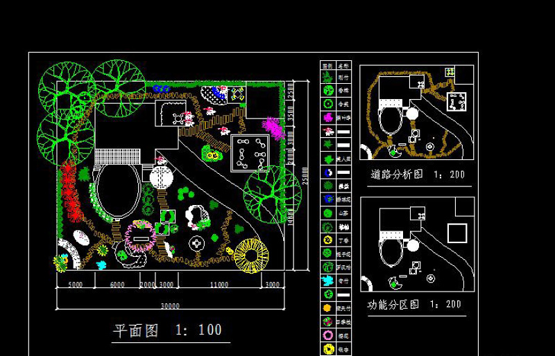 园林建筑CAD<a href=https://www.yitu.cn/su/7590.html target=_blank class=infotextkey>设计</a>图