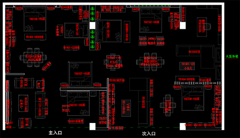 金海家具店CAD<a href=https://www.yitu.cn/su/7590.html target=_blank class=infotextkey>设计</a>图