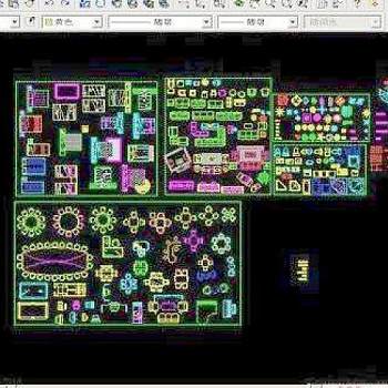 室内CAD家具图库（平面）