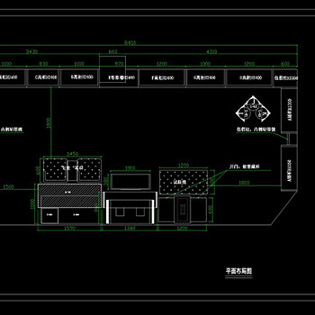专卖店CAD平面图