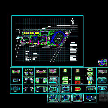 中学建筑CAD施工图