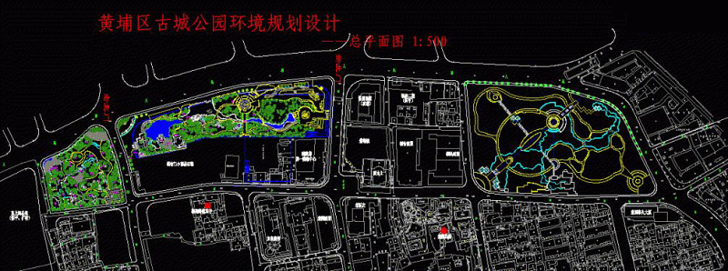 上海古城<a href=https://www.yitu.cn/su/6806.html target=_blank class=infotextkey>公园</a>全套CAD施工图