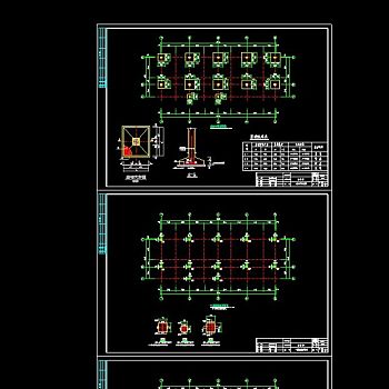 古代徽派建筑马头墙cad结构设计施工图