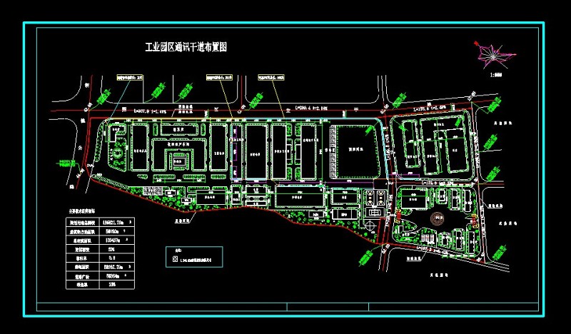 xx工业园区车间总规划cad总<a href=https://www.yitu.cn/su/7392.html target=_blank class=infotextkey>平面</a><a href=https://www.yitu.cn/su/7590.html target=_blank class=infotextkey>设计</a>