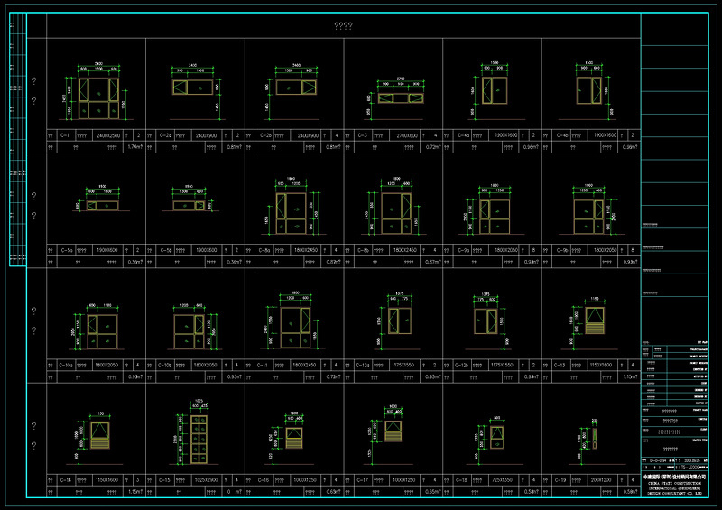 门<a href=https://www.yitu.cn/sketchup/chuang/index.html target=_blank class=infotextkey>窗</a>cad大样图