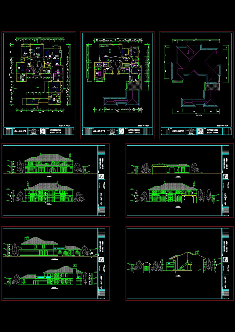 高尔夫别墅cad<a href=https://www.yitu.cn/su/7937.html target=_blank class=infotextkey>图纸</a>源文件