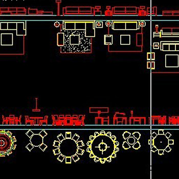CAD家具模块图库