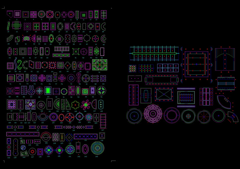 家居CAD图块<a href=https://www.yitu.cn/sketchup/canzhuo/index.html target=_blank class=infotextkey>餐桌</a>