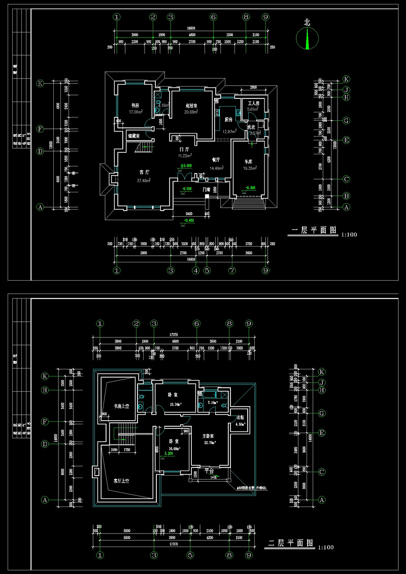 别墅<a href=https://www.yitu.cn/su/7392.html target=_blank class=infotextkey>平面</a>建筑CAD<a href=https://www.yitu.cn/su/7937.html target=_blank class=infotextkey>图纸</a>