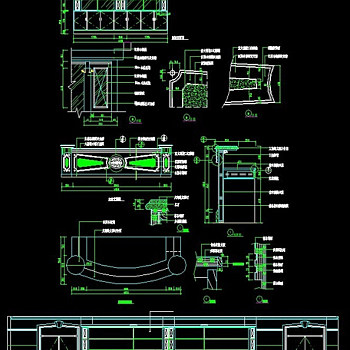 吧台大样CAD详图