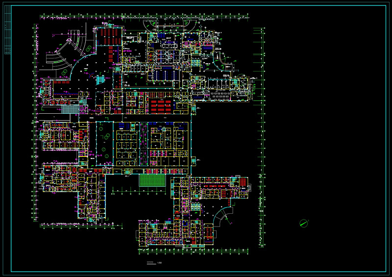 某<a href=https://www.yitu.cn/sketchup/yiyuan/index.html target=_blank class=infotextkey><a href=https://www.yitu.cn/su/7276.html target=_blank class=infotextkey>医院</a></a>一层<a href=https://www.yitu.cn/su/7392.html target=_blank class=infotextkey>平面</a>布置cad<a href=https://www.yitu.cn/su/7937.html target=_blank class=infotextkey>图纸</a>