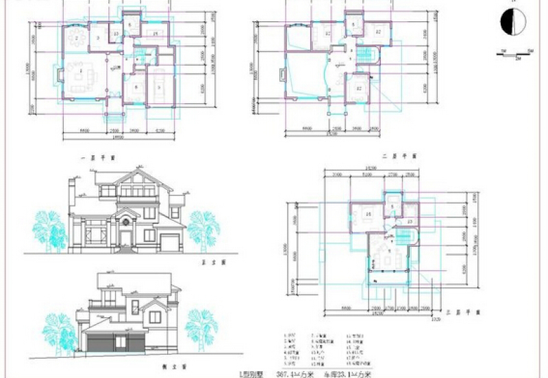 欧式房屋CAD<a href=https://www.yitu.cn/su/7937.html target=_blank class=infotextkey>图纸</a>