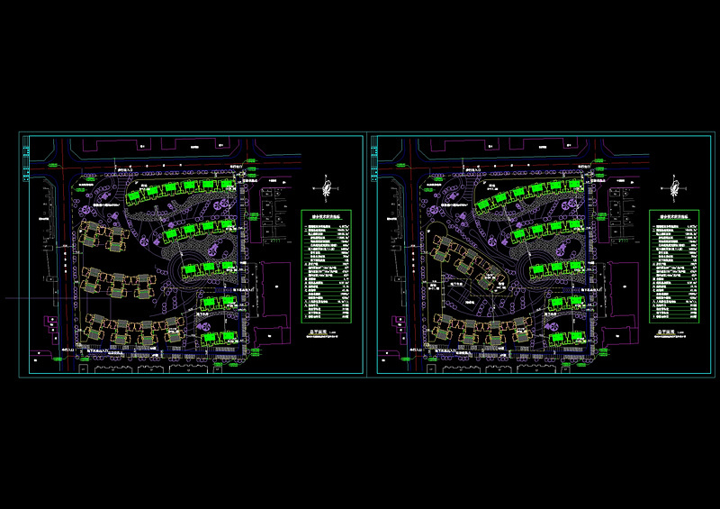 两个<a href=https://www.yitu.cn/su/7130.html target=_blank class=infotextkey><a href=https://www.yitu.cn/su/7987.html target=_blank class=infotextkey>小区</a>规划</a>总<a href=https://www.yitu.cn/su/7392.html target=_blank class=infotextkey>平面</a>图cad<a href=https://www.yitu.cn/su/7937.html target=_blank class=infotextkey>图纸</a>