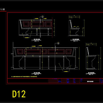 酒吧卡座详图cad图纸