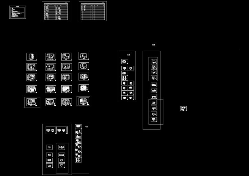 平立面cad图