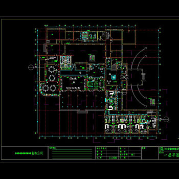 一层平面图cad图纸