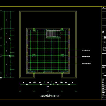 八层地坪布置cad图纸