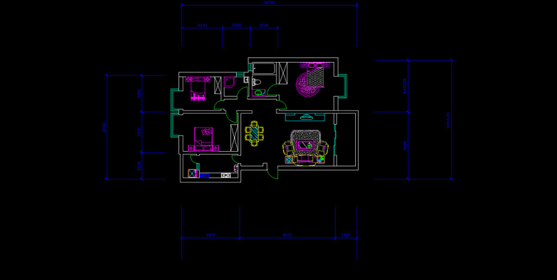 室内CAD<a href=https://www.yitu.cn/su/7937.html target=_blank class=infotextkey>图纸</a>