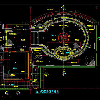 别墅立面cad建筑图纸素材