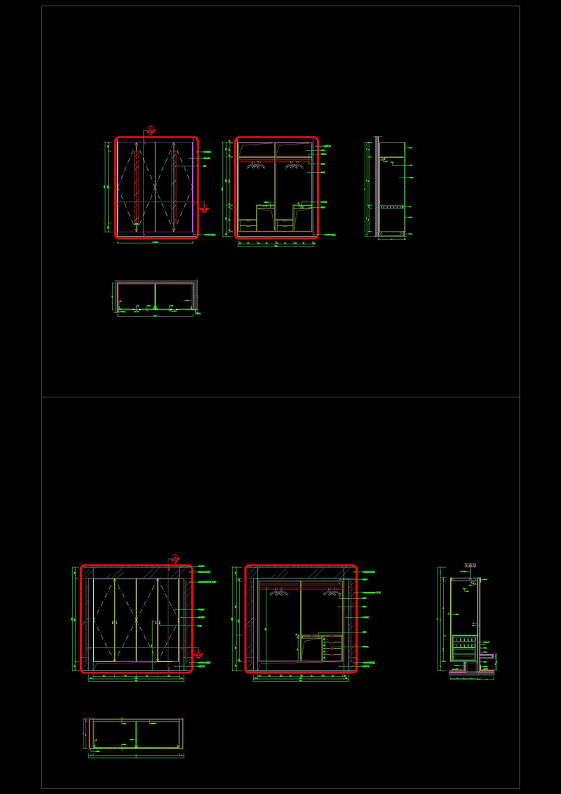 <a href=https://www.yitu.cn/sketchup/yigui/index.html target=_blank class=infotextkey>衣柜</a>大样图cad<a href=https://www.yitu.cn/su/7937.html target=_blank class=infotextkey>图纸</a>