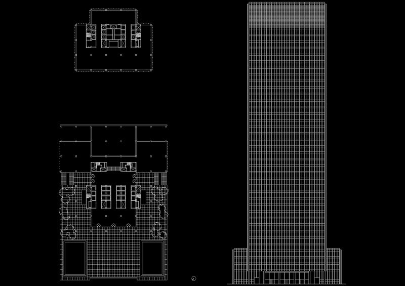 西格拉姆大厦cad<a href=https://www.yitu.cn/su/7937.html target=_blank class=infotextkey>图纸</a>