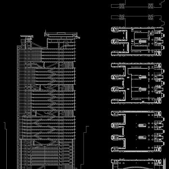 香港汇丰银行cad图纸