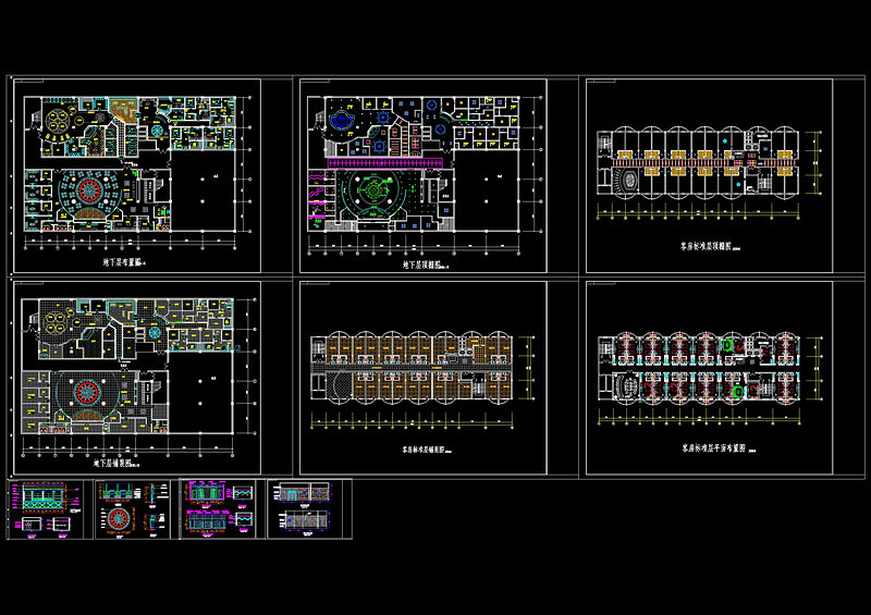 某宾馆<a href=https://www.yitu.cn/su/7590.html target=_blank class=infotextkey>设计</a>装修图cad源文件