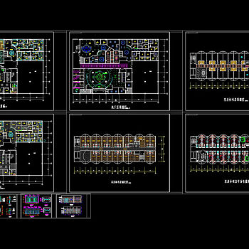 某宾馆设计装修图cad源文件