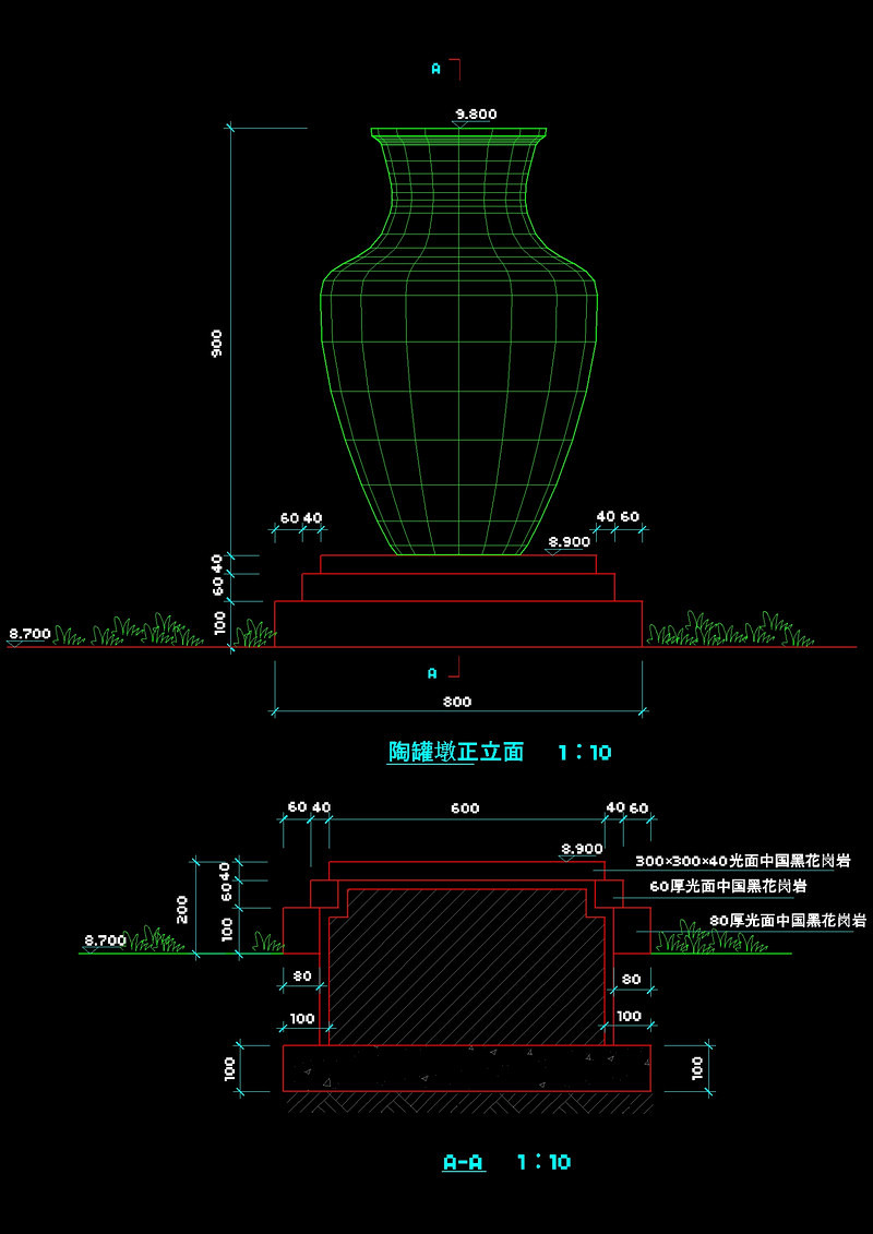 <a href=https://www.yitu.cn/sketchup/diaoke/index.html target=_blank class=infotextkey>雕塑</a><a href=https://www.yitu.cn/sketchup/huayi/index.html target=_blank class=infotextkey>花</a>瓶立面cad<a href=https://www.yitu.cn/su/7937.html target=_blank class=infotextkey>图纸</a>