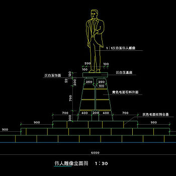 雕塑cad详图