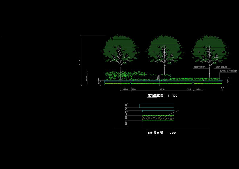 <a href=https://www.yitu.cn/sketchup/huayi/index.html target=_blank class=infotextkey>花</a>池立面cad图稿