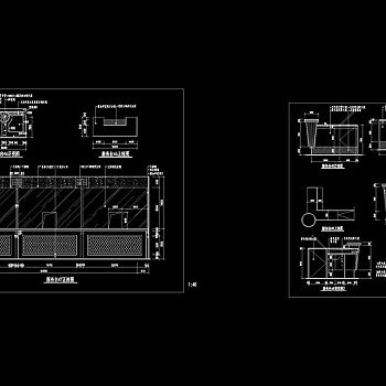 服务台吧台cad图稿