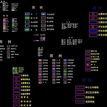 图例cad图纸