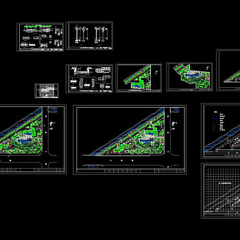 某公园园林施工图cad图纸