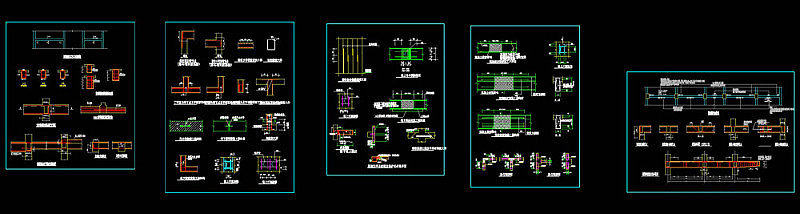 各种结构大样cad图纸