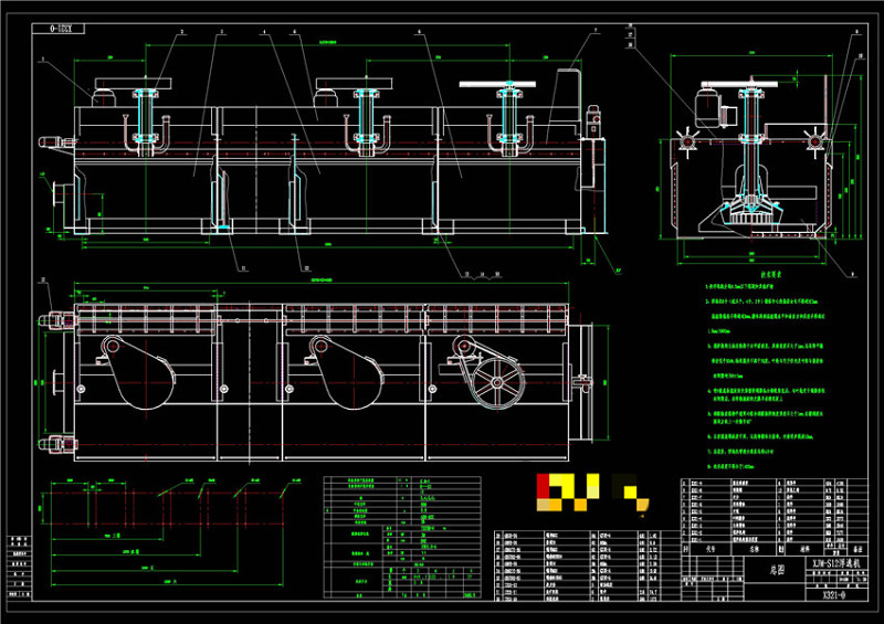 浮选机总图CAD机械<a href=https://www.yitu.cn/su/7937.html target=_blank class=infotextkey>图纸</a>