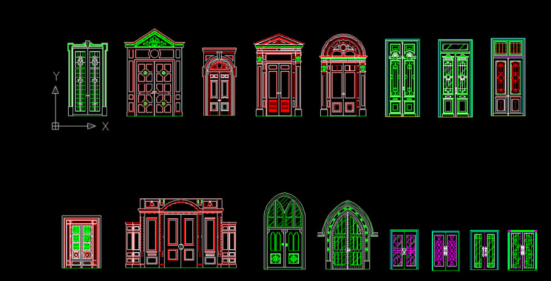 CAD<a href=https://www.yitu.cn/sketchup/ruhumen/index.html target=_blank class=infotextkey>入户门</a>图片