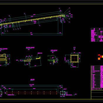皮带机CAD机械图纸