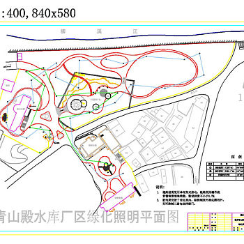 电施CAD景观图纸