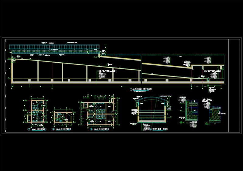 某<a href=https://www.yitu.cn/sketchup/qiche/index.html target=_blank class=infotextkey><a href=https://www.yitu.cn/su/7056.html target=_blank class=infotextkey>汽车</a></a>坡道详图CAD<a href=https://www.yitu.cn/su/7937.html target=_blank class=infotextkey>图纸</a>