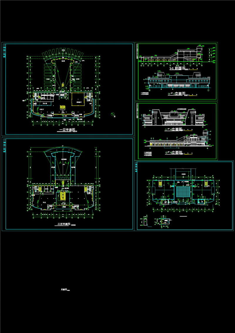 <a href=https://www.yitu.cn/sketchup/qiche/index.html target=_blank class=infotextkey><a href=https://www.yitu.cn/su/7056.html target=_blank class=infotextkey>汽车</a></a>客运站方案图CAD<a href=https://www.yitu.cn/su/7937.html target=_blank class=infotextkey>图纸</a>