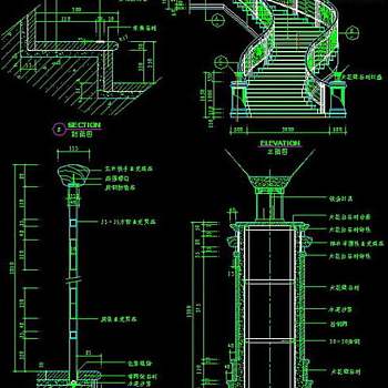 楼梯CAD图纸