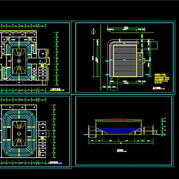 体育馆方案CAD图纸