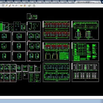 多层6层住宅楼全套CAD建筑施工设计