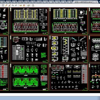 多层住宅建筑结构全套CAD施工设计图