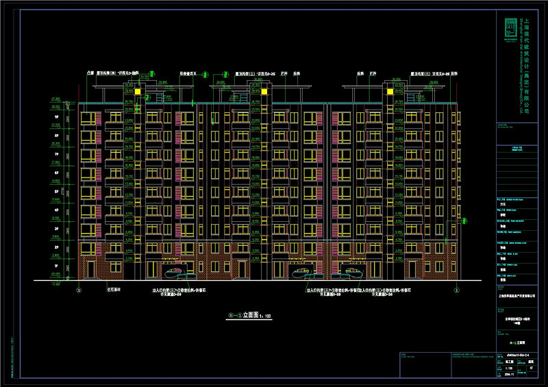 立面CAD<a href=https://www.yitu.cn/su/7937.html target=_blank class=infotextkey>图纸</a>