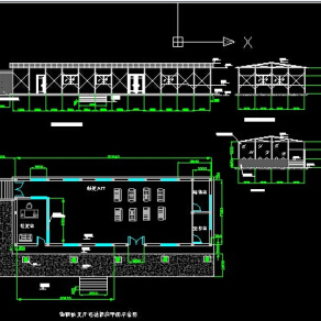 监狱活动板房结构CAD施工图下载3D模型